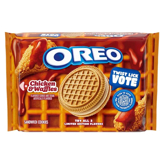 Nabisco OREO Chicken and Waffles Sandwich Cookies, 10.68 oz