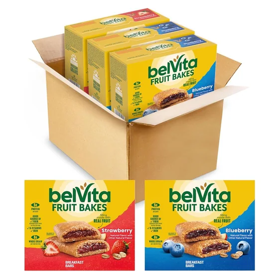 Nabisco belVita Fruit Bakes Variety Pack, 15 packs