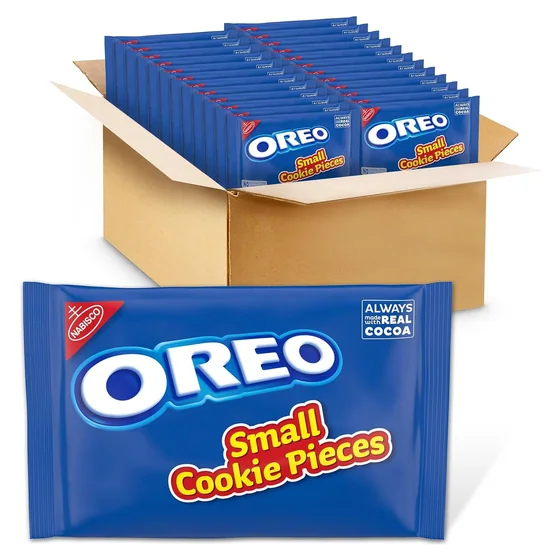 Nabisco OREO Chocolate Sandwich Cookies Small Cookie Pieces, 24 × 16 oz bags