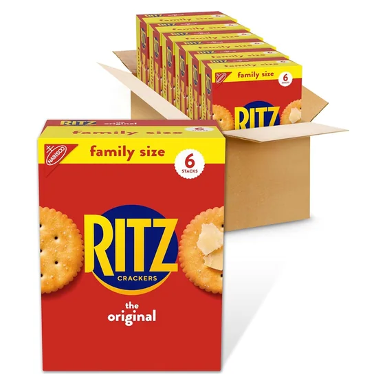 Nabisco RITZ Original Crackers, 6 × 20.5 oz boxes