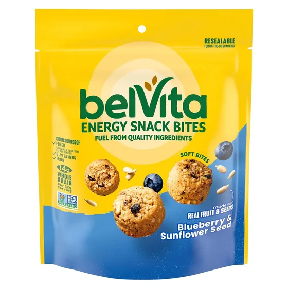 Nabisco belVita Energy Snack Bites, Blueberry and Sunflower Seed, 5 oz