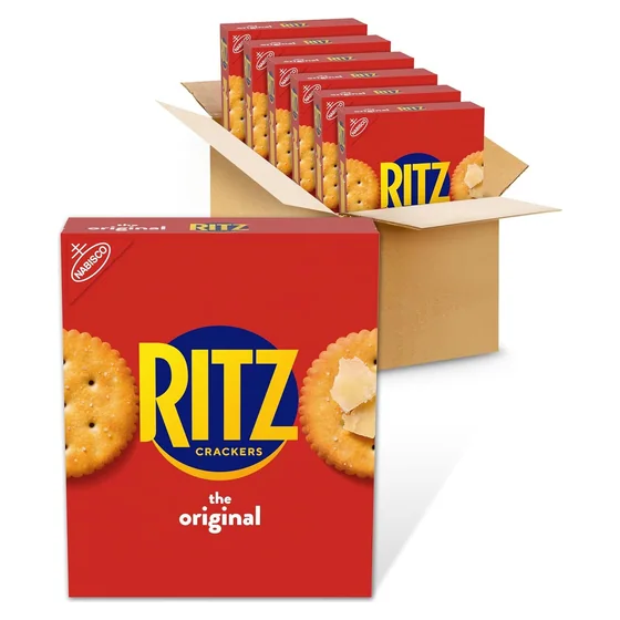 Nabisco RITZ Original Crackers, 6 × 10.3 oz boxes