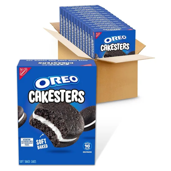 Nabisco OREO Cakesters Soft Snack Cakes, 60 snack packs