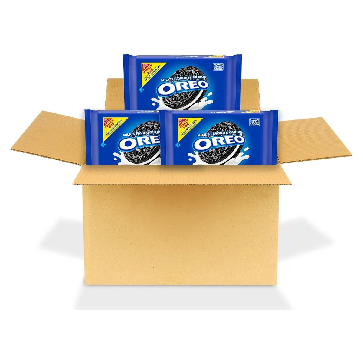 Nabisco OREO Chocolate Sandwich Cookies, 3 × 18.12 oz packs, photo 1 of 5