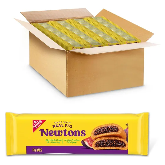 Nabisco Newtons Soft & Fruit Chewy Fig Cookies, 120 snack packs, 2 cookies each