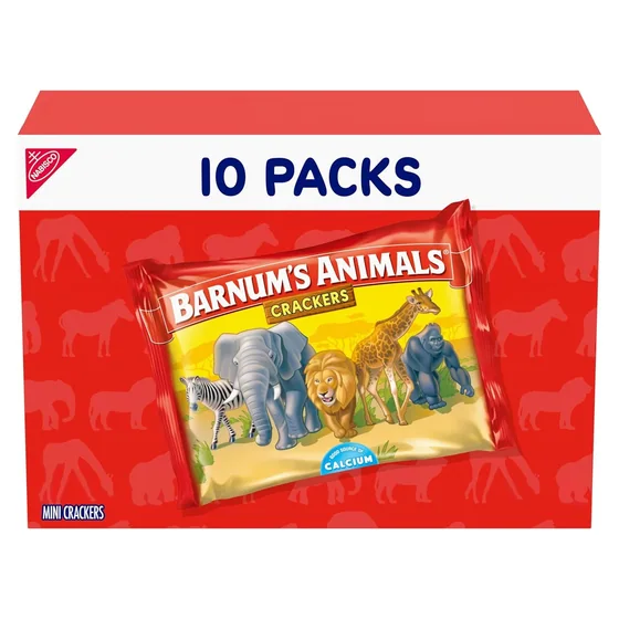 Nabisco BARNUM'S Original Animal Crackers, 10 snack packs